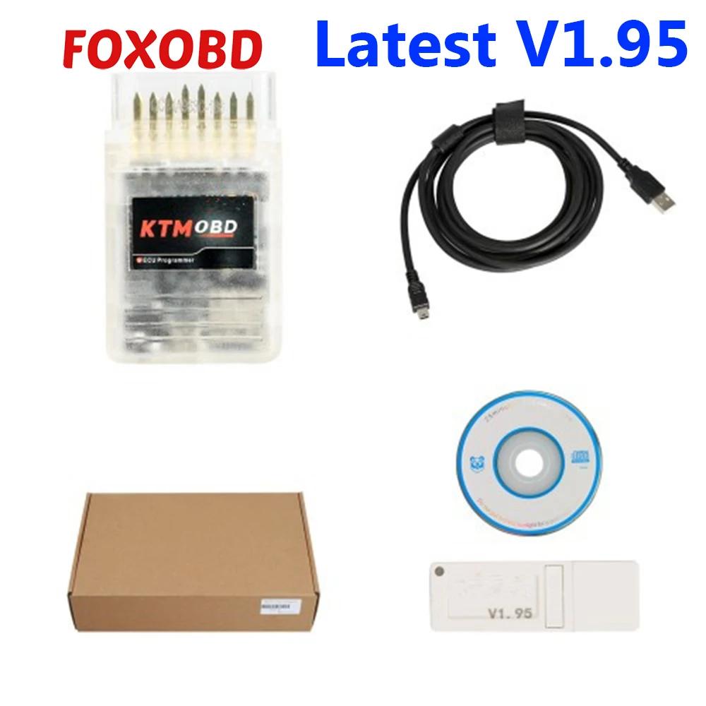 

KTMOBD V1.95 ECU programmer Power Upgrade Tool 1.95 Plug and Play via OBD