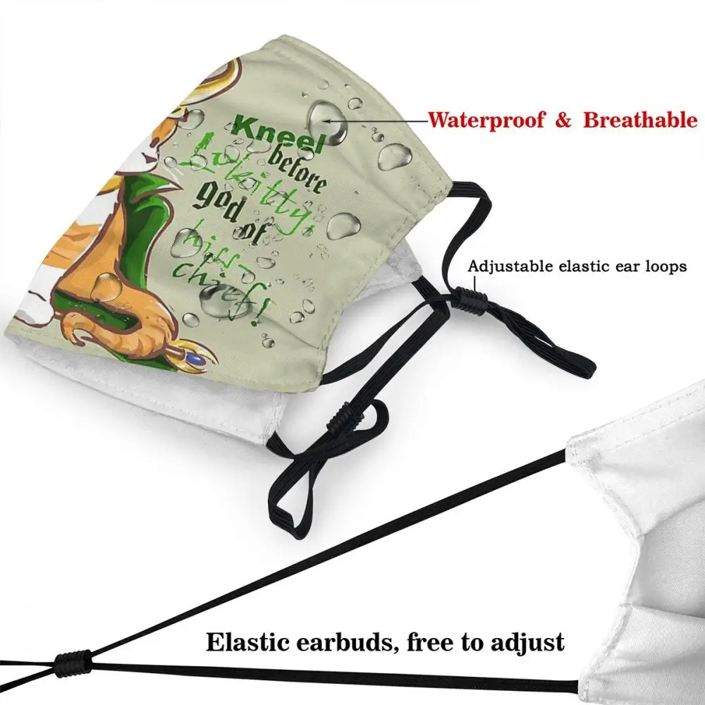 Masque Lavable Kneel Before Lokitty Norse Mythology Thor Odin Freyja Freyr Loki Yggdrasil Higienica Adulto Protection Masks