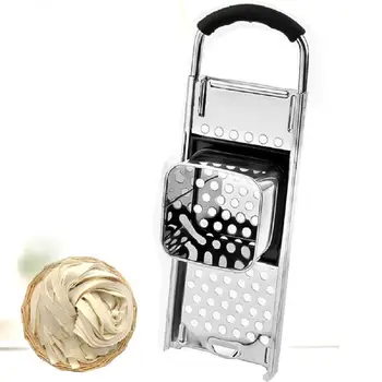 

Stainless Steel Spaetzle Slicer Parsley Garlic Dishwasher Safe Noodle Cutter Manual Spaghetti Maker Dough Slide Mincer Sturdy