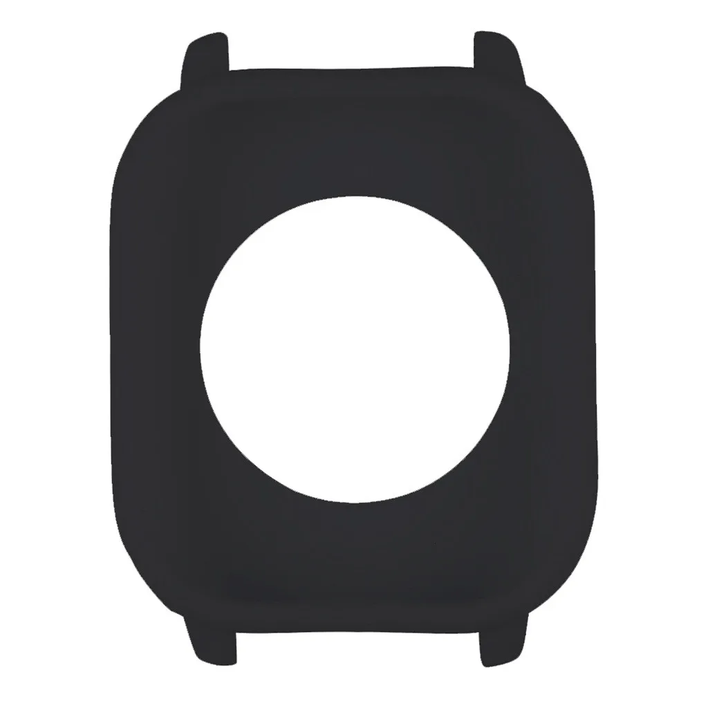 Чехол для Xiaomi Huami Amazfit GTS Smart Watch TPU силиконовый защитный чехол сменная пленка Защитная крышка 19Sep - Цвет: Black