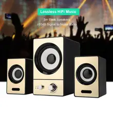 SADA 2,1 стерео окружающие компьютерные портативные колонки прозрачные колонки для ПК с сабвуферы, динамики