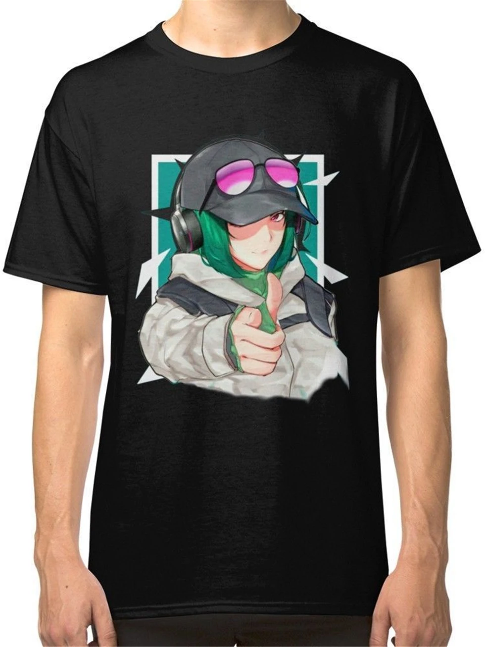 New Ela R6S Rainbow Six Siege Men'S Black T Shirt Size S To 2Xl Streetwear Tee | Мужская одежда