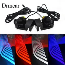 2 шт., автомобильный ангельские крылья, приветственный светильник, теневой светильник, автомобильная светодиодная дверная предупреждающая лампа мечты для всех транспортных средств постоянного тока 12 В 24 В