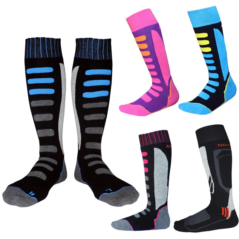 Thermal Ski Socks Men Women Winter Warm Thicker Cotton Sports Snowboard Cycling Stockings Soccer Thermosocks Leg Warmers Sock