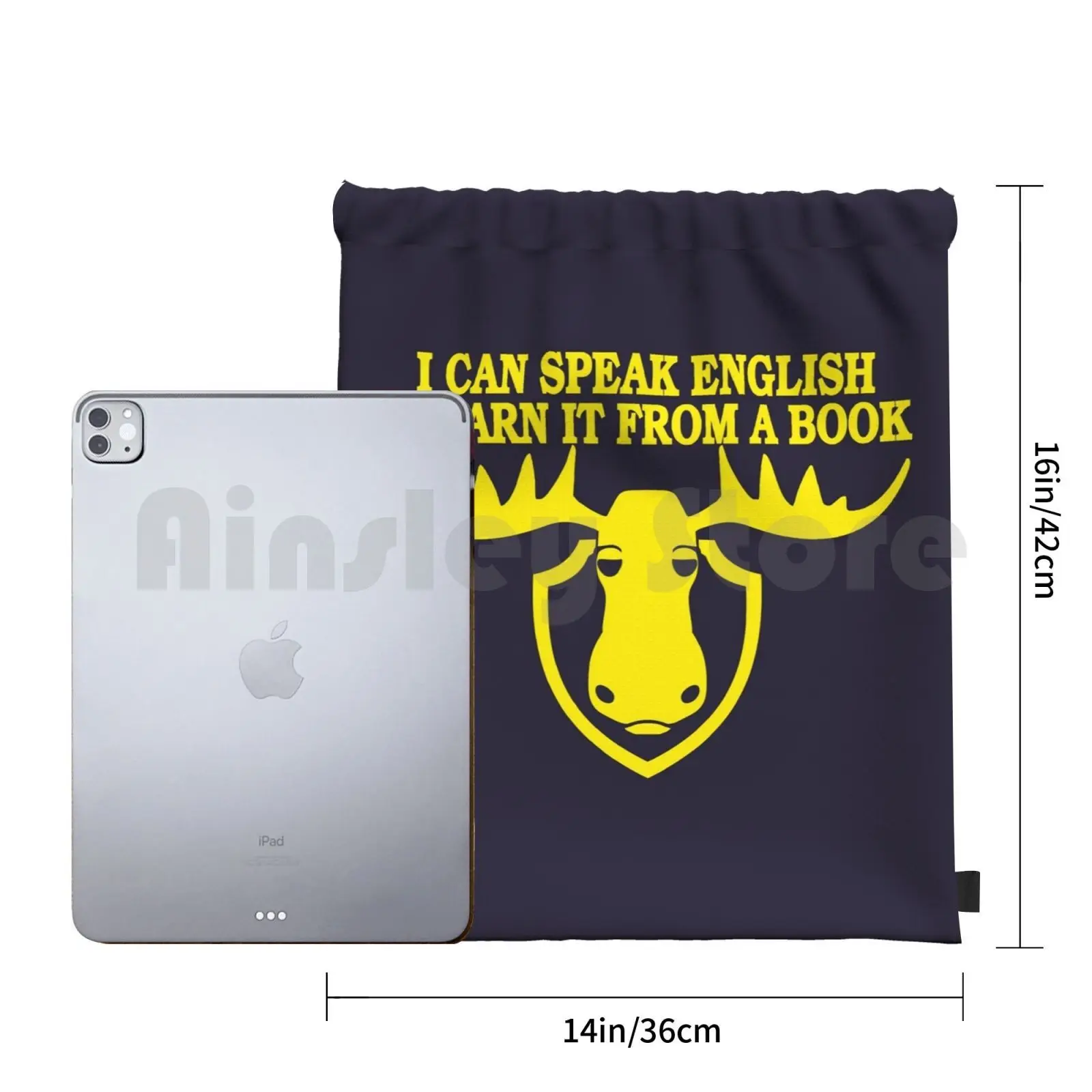 I Can Speak English I Learn It From A Book Backpack Drawstring Bag Riding Climbing Gym Bag Can Speak English Learn It Book Aliexpress Luggage Bags