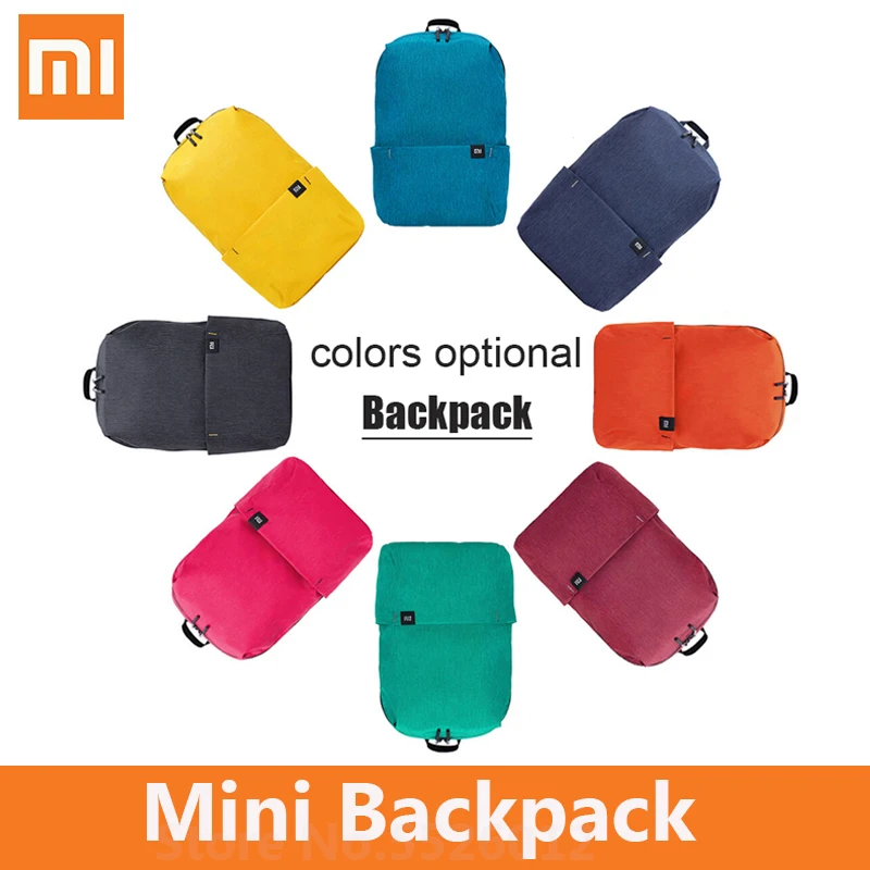 Мини-рюкзак Xiaomi цветная Спортивная нагрудная сумка для отдыха 10 л маленький
