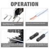 SN-025 Dupont connectors Crimping Pliers Micro Crimp Tool For  Wrapped Around Style Dupont, Molex, Harwin, Amphenol Terminals 6