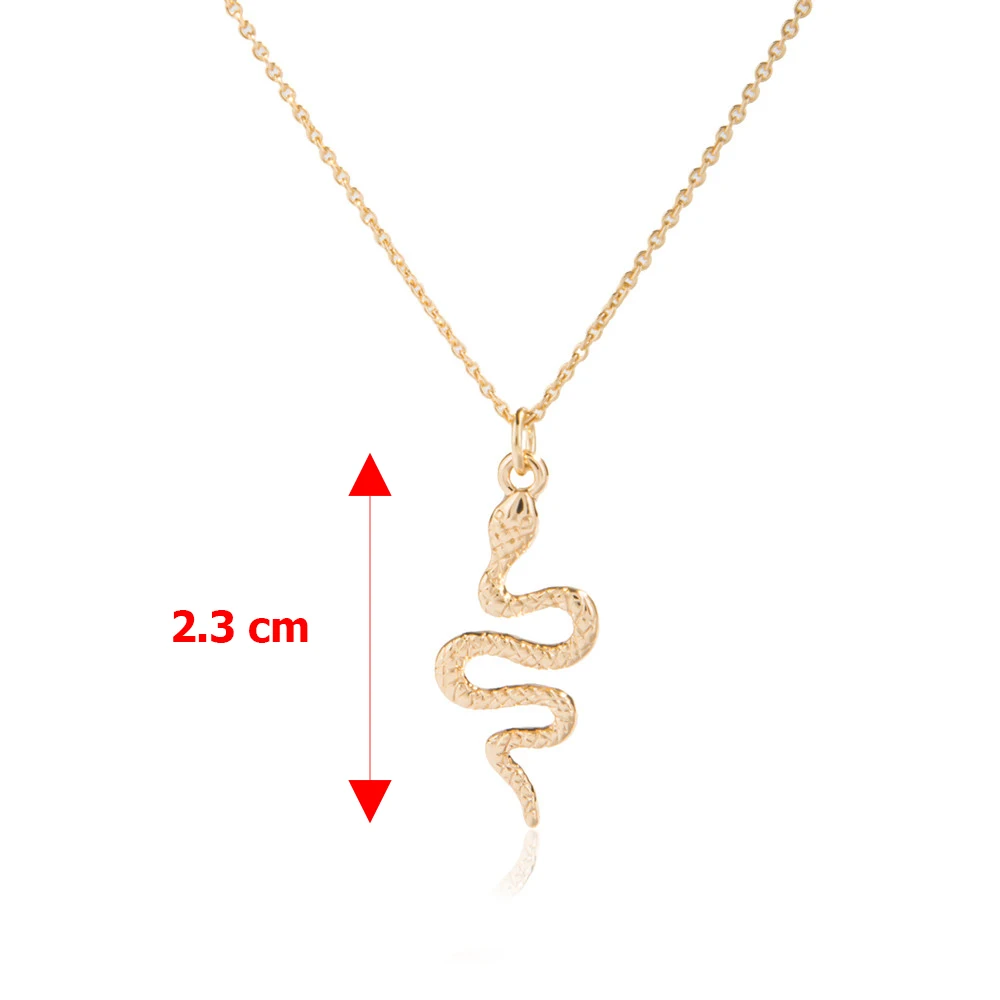 Ожерелье 2020 Женская нежная цепочка ожерелье с подвеской в виде крокодиловой змеи