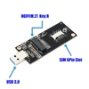 M2 USB adapter M.2 NGFF DW5811E DW5821E DW5816E  ME936 EM7455 USB converter USB3.0 expansion card for 3G / 4G / 5G LTE module ► Photo 3/6