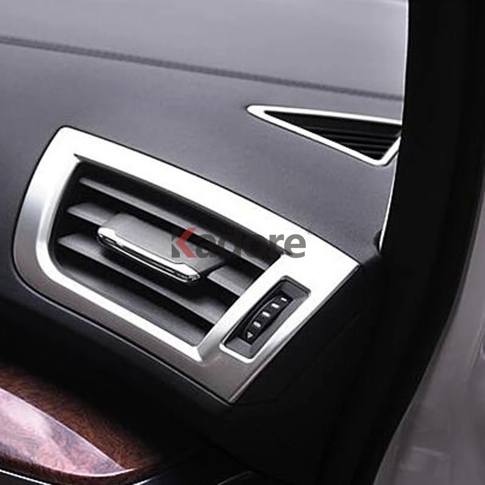 Для Toyota Alphard ABS матовая Автомобильная внутренняя боковая декоративная накладка для вентиляционного отверстия кондиционера чехол наклейка чехол Аксессуары