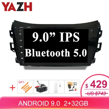 

YAZH Android Auto Radio Stereo for Nissan Navara FRONTIER 2011 2012 2013 2014 2015 GPS Multimedia Navigation 2GB 32GB DVD player