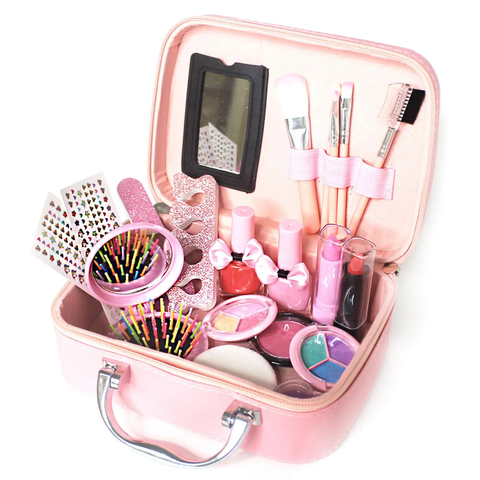 Pretend Play Cosmetics Set Beauty Makeup Kit Children Girls Birthday Gift Toy Non-toxic Washable Box Baby | Игрушки и хобби