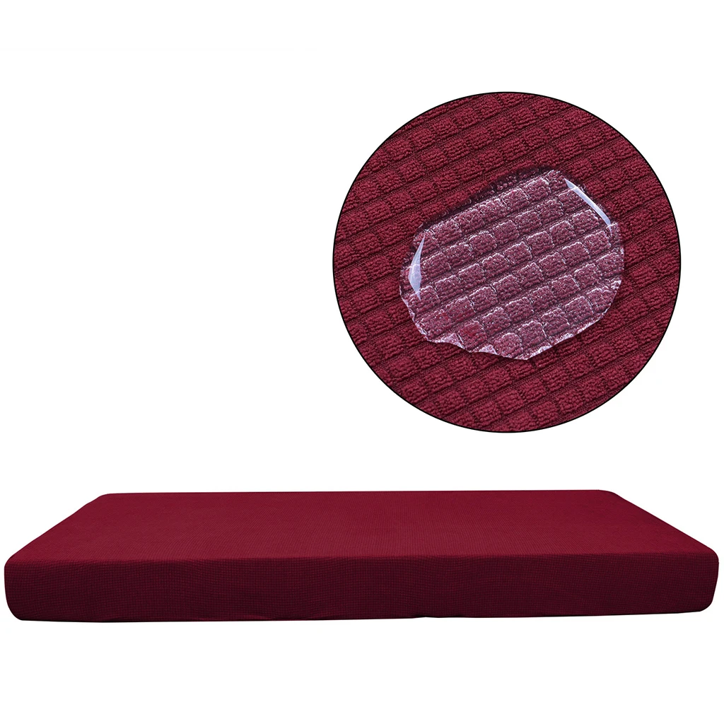 Jacquard Stretch Sofa Seat Cushion Cover Protector Couch Slipcover Replacement Garden Patio Furniture Convenient Cushion Covers