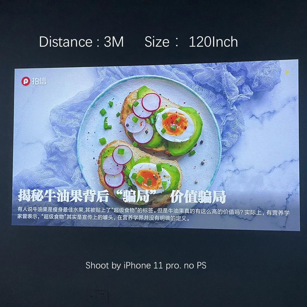 Умный проектор Xiaomi fengmi 1080P DLP 700ANSI люменов 2 Гб + 16 ГБ Android Wi Fi аккумулятор поддержка