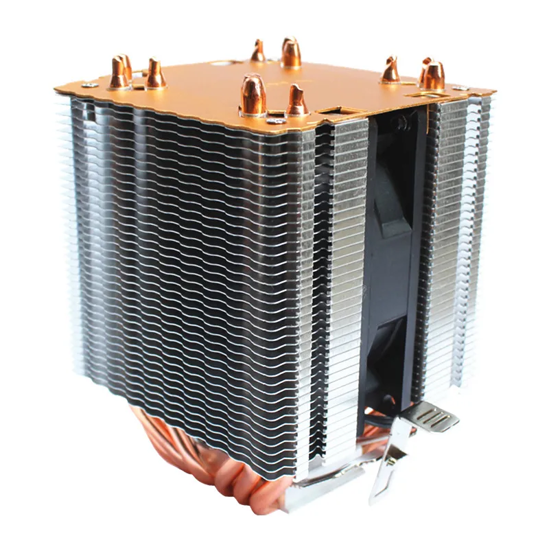 3/4PIN RGB светодиодный Процессор кулер 6-Heatpipe двойная башня 12V 9 см охлаждения радиатора для LGA 1150/1151/1155/1156/775/1366 AMD 2011