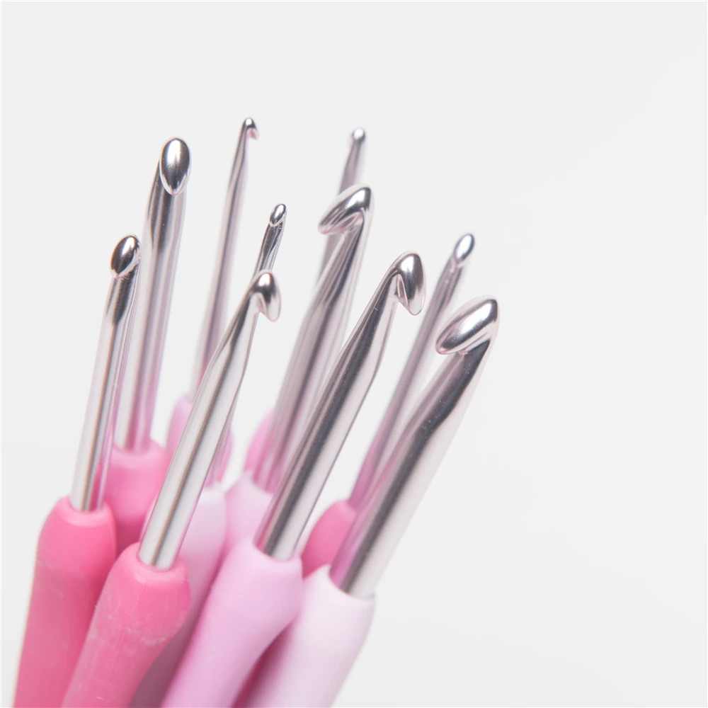 Japan Tulip Etimo TER/TEL Crochet Hook Rose Pink Resin handle Knitting Needles Original Authentic Imported from Japan 0.4-6.5mm