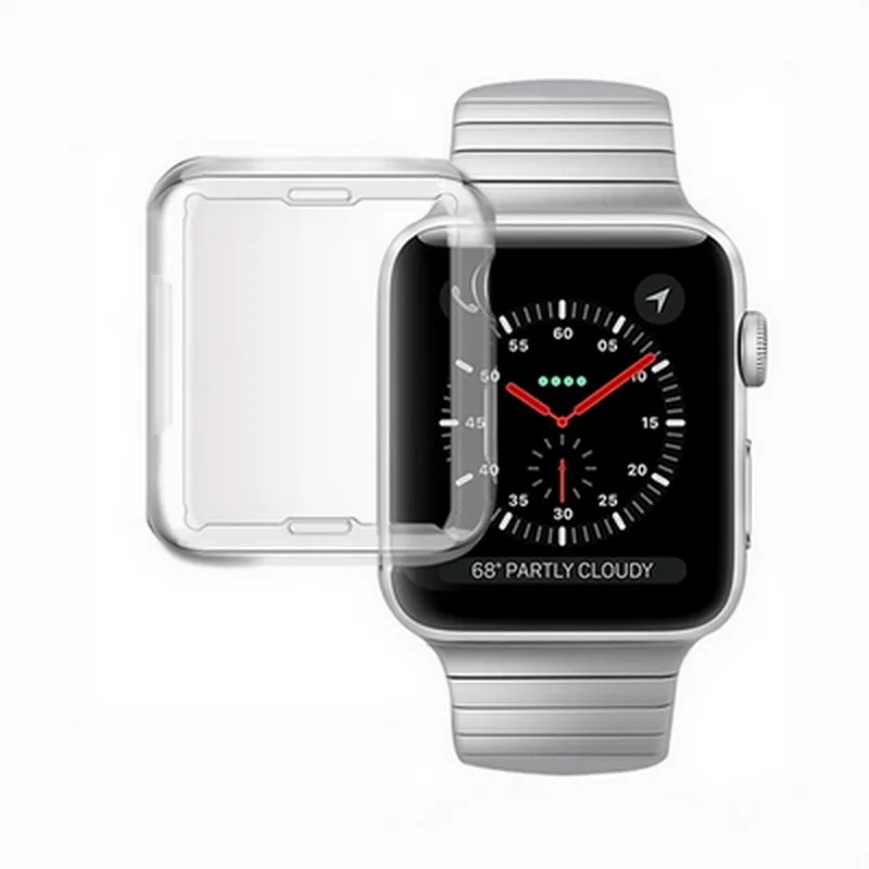 Чехол для Apple watch 5 4 3 2 1 44 мм 42 мм 40 мм 38 мм чехол для Iwatch Полный ТПУ протектор экрана бампер для Apple Watch 3 2 1