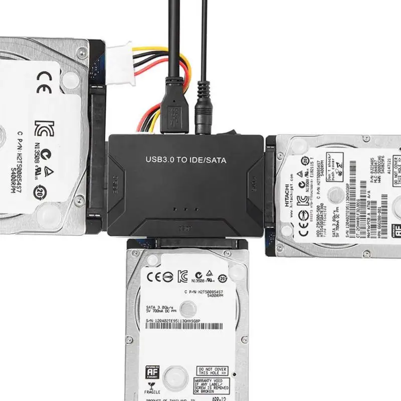 5 Гбит/с высокоскоростной Универсальный конвертер USB3.0 для SATA/IDE 2.5in 3.5in внешний жесткий диск коробка адаптер кабель для ПК ноутбука