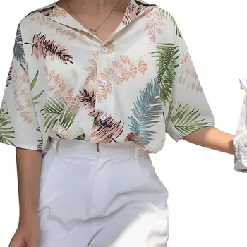 

hawaiian shirts women cheap beach shirts