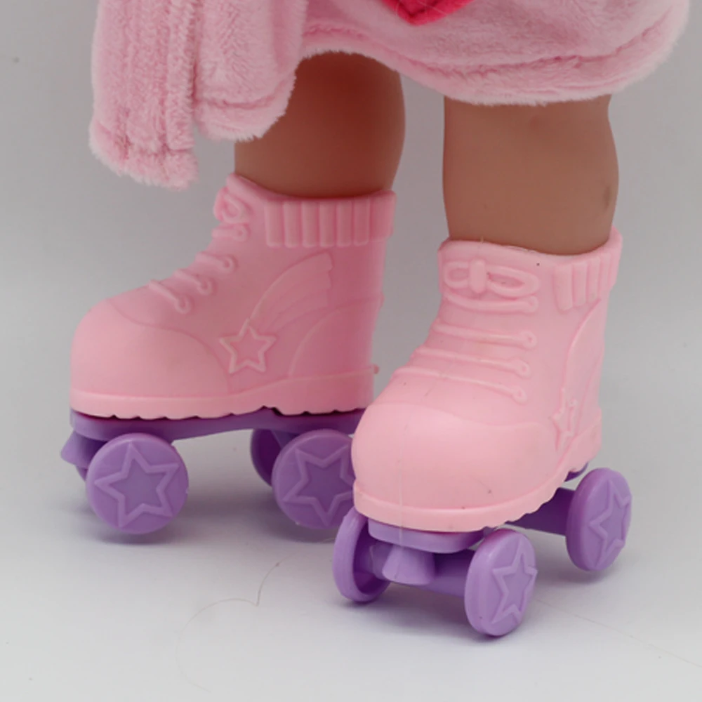 Doll Shoes Plush Doll Accessories Doll Accessories Doll Clothes Accessories DOD BJD Doll Roller Skates for 14 inch girls Doll Boots Fit Plush EXO Dolls