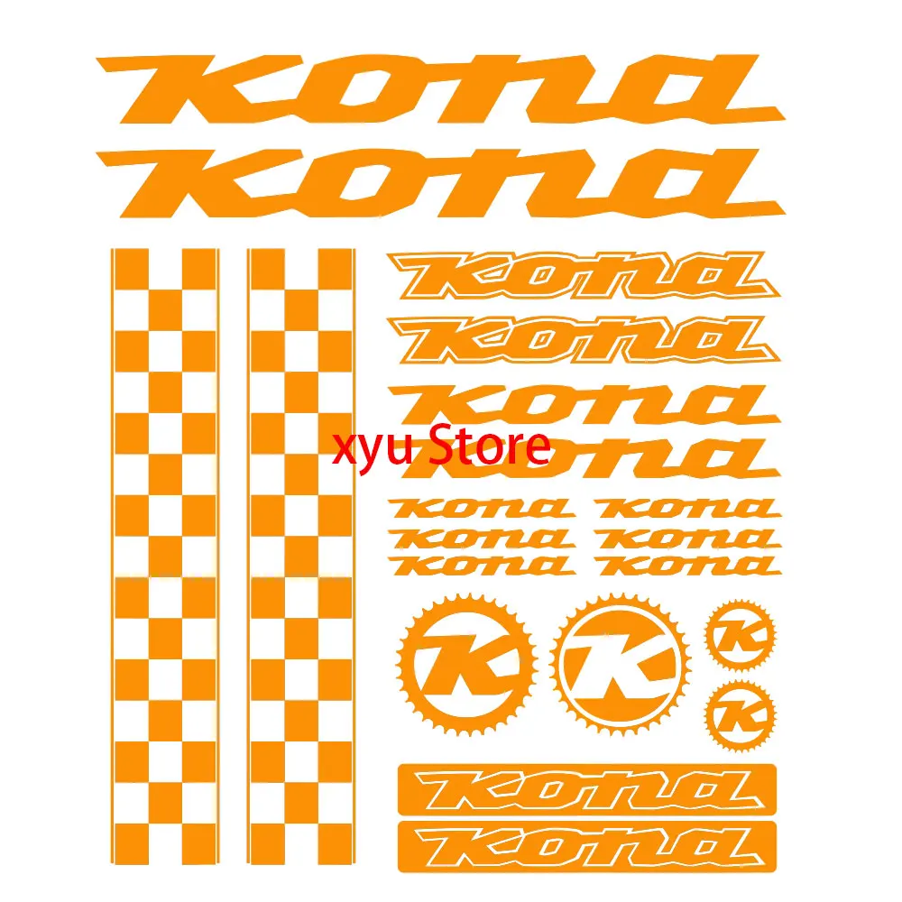 Kona 20 스티커 접착 스티커-mountain bike mtb bicycle