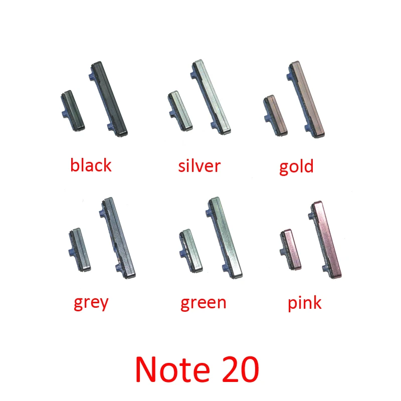 

Power Volume Button For Samsung Galaxy Note 20 N980 N980F N981 N981F N981B N981U Original Phone Housing Frame On Off Side Key