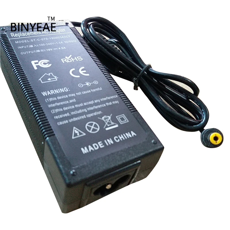 16 в 4.5A адаптер переменного тока зарядное устройство для Panasonic Toughbook CF U1 W8 C1 W8E R6 W W2 W4