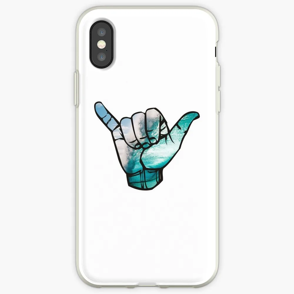 Shaka Beach Vib for iPhone 11 X XS Max XR Cute Cat Tom Cover iphone 8 7 6 6S Plus Soft Silicone Clear | Мобильные телефоны и