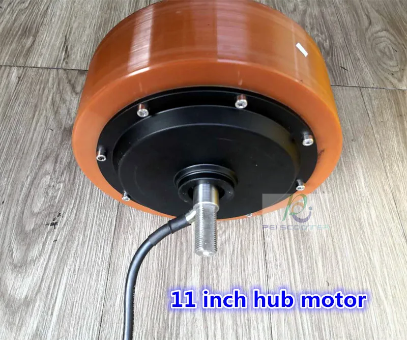 11 inch robot scooter hub wheel motor with Encoder phub11xn