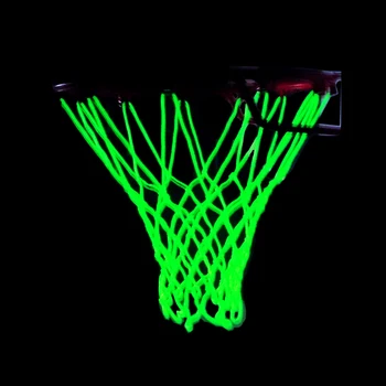 

NEW 1PC Luminous Basketball Net Green Fluorescent Basketball Net Adult Basketball Net Self-Illuminated Basketball Frame Net