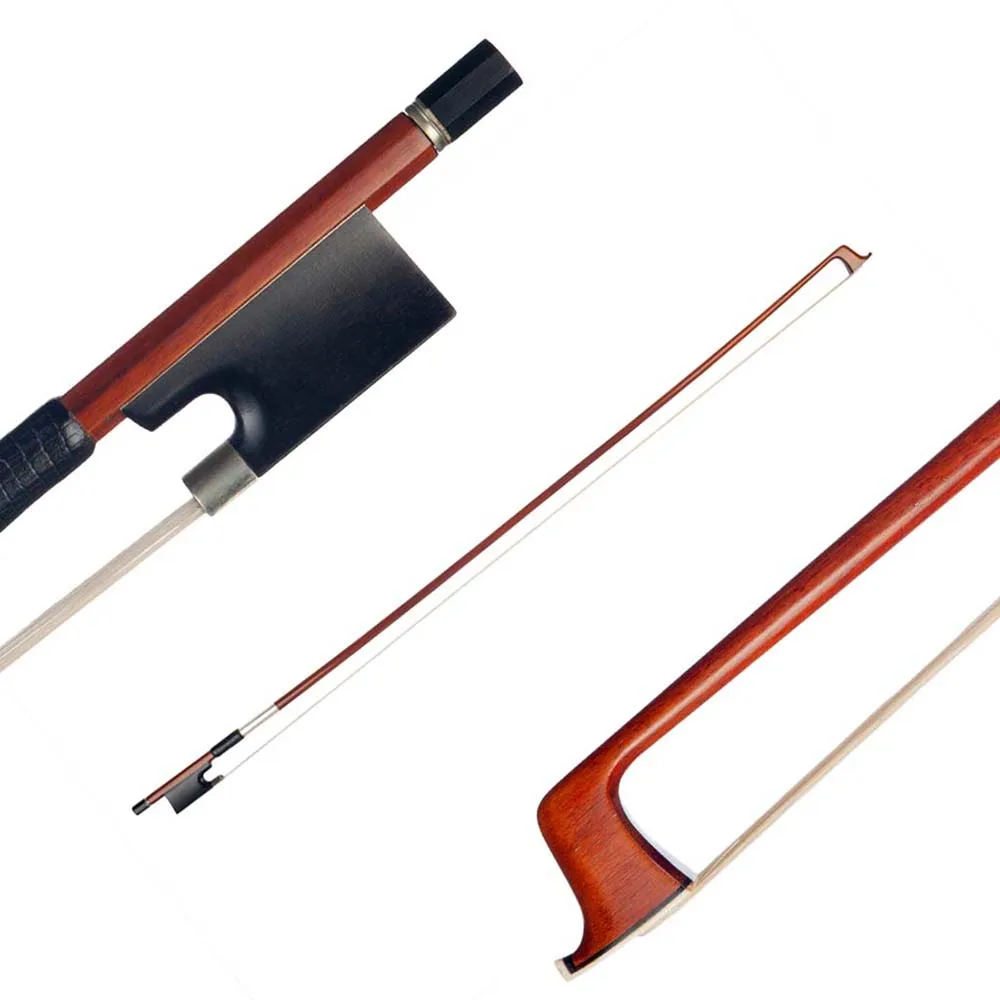 Скрипка Лук (IPE лук-палка Ebony лягушка и монгольский конский хвост лук волос) для 4/4 полный размер скрипки
