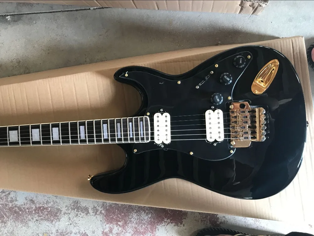 Custom shop ST electric guitar,handwork  6 Strings black color  guitarra,stratocastre gitaar.299 (4)