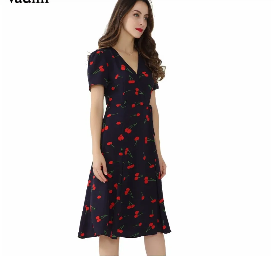 western wrap dress