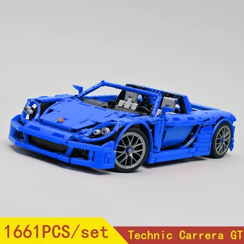 

MOC SERIES Carrera GT Super Racing Car Fit LeGINGlys Technic MOC-8579 Model Kits Building Blocks Bricks Toy Kid birthday Gift