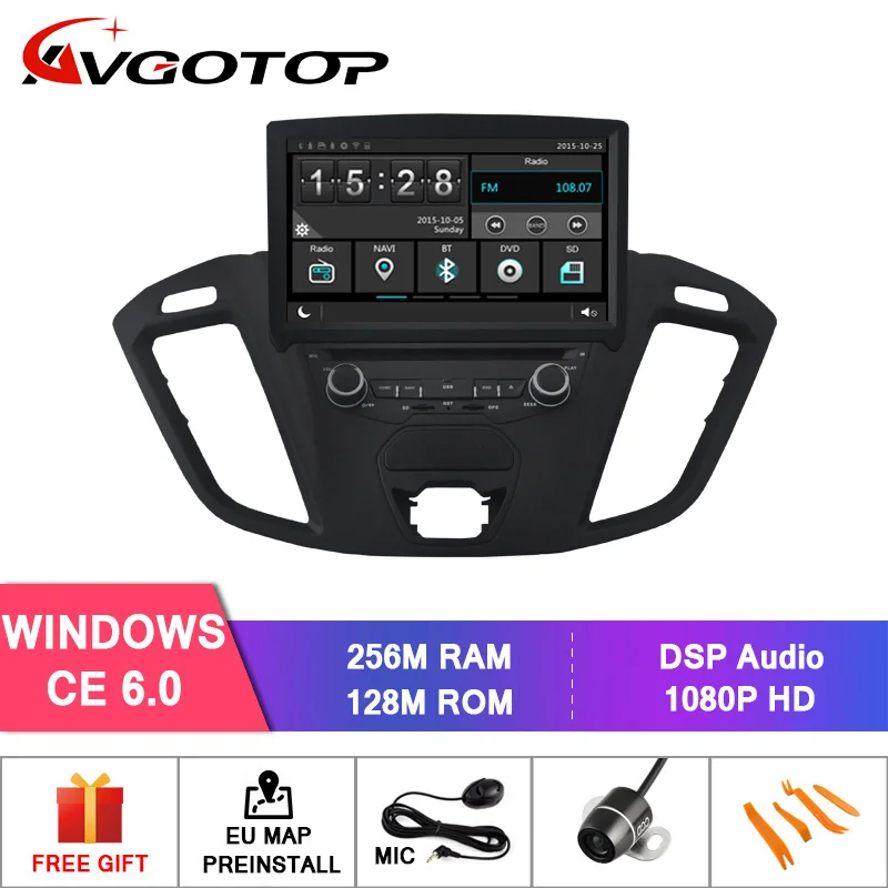Flash Deal AVGOTOP Android 9 WINCE Bluetooth GPS Car Radio DVD Player for FORD TOURNEO 2G 16G MP3 MP4 Vehicle Multimedia 1 Flash Deal AVGOTOP Android 9 WINCE Bluetooth GPS Car Radio DVD Player for FORD TOURNEO 2G 16G MP3 MP4 Vehicle Multimedia 1