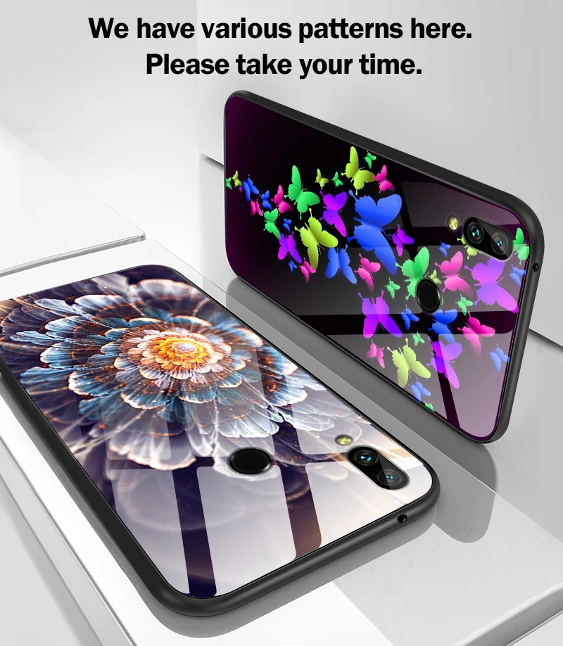 Чехол для телефона для Huawei Honor 6X 7A 7C 7X 8A 8X9 облегченное закаленное стекло крышка Y6 Y9 Y7 премьер-профессионал Magic2 защиты оболочки