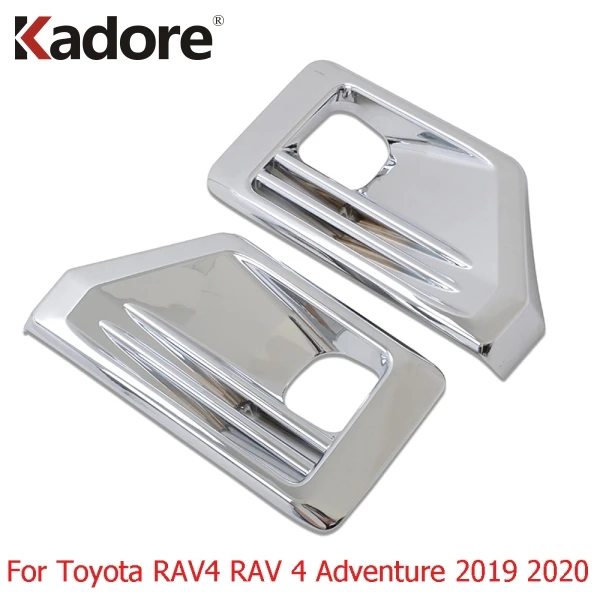 Для Toyota RAV4 RAV 4 Adventure Limited LE XLE Hybrid 2019 2020 хромированный передний противотуманный