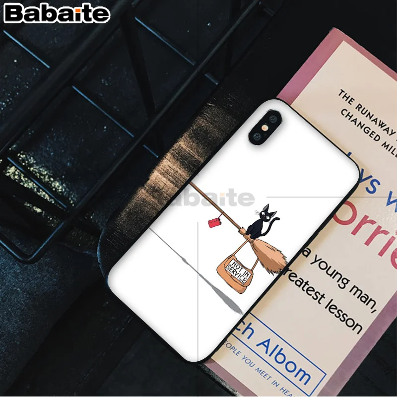 Babaite Kikis служба доставки ТПУ черный чехол для телефона чехол для iPhone X XS MAX 6 6S 7 7plus 8 8Plus 5 5S XR