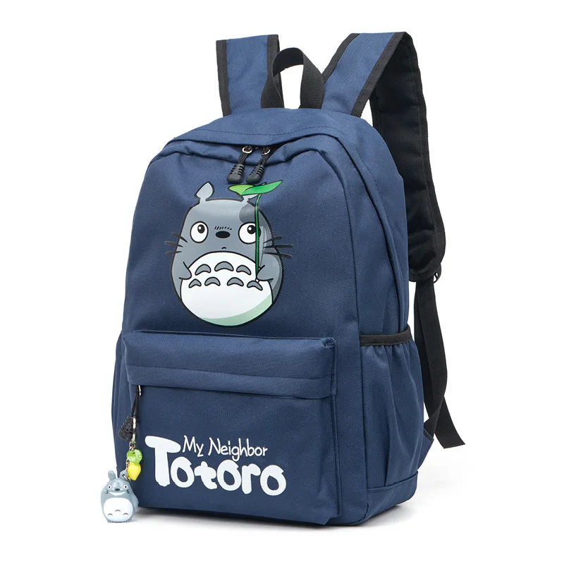 Anime Totoro Printed Canvas Backpack