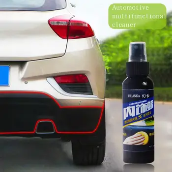

Car Plastic Parts Retreading Agent Leather Care Interior Cleaner Auto Scratch Repair Liquid Polishing Spray Car Care Accessories