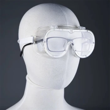 

Protective Safety Glasses Work Anti Dust Eye Anti-Fog Antisand windproof Anti Dust Saliva Transparent Goggles Eye Protection