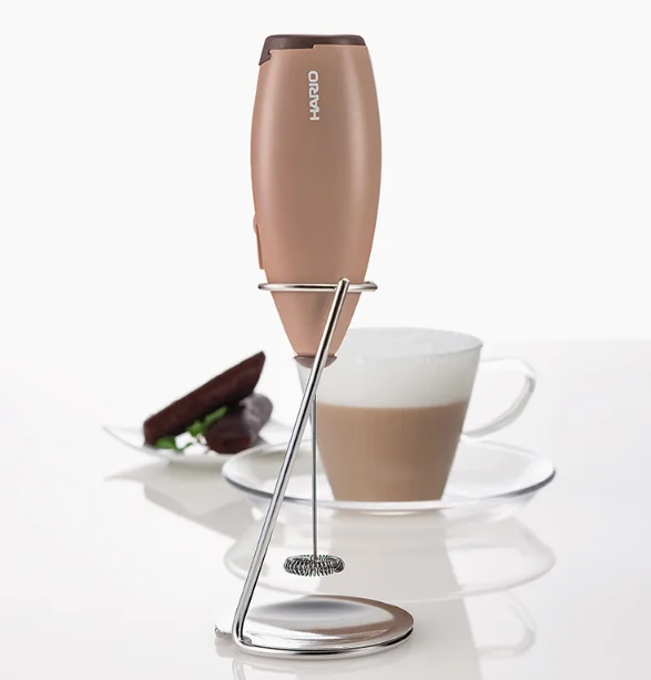 Coffee latte handheld intelligent electric operation simple and exquisite coffee cream mini milk maker J05