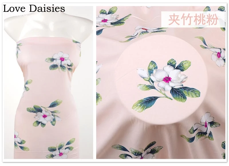 Новая пасторальная элегантная камуфляжная ткань с цветами и листьями для девочек, летняя рубашка, домашняя одежда, платье, блузка