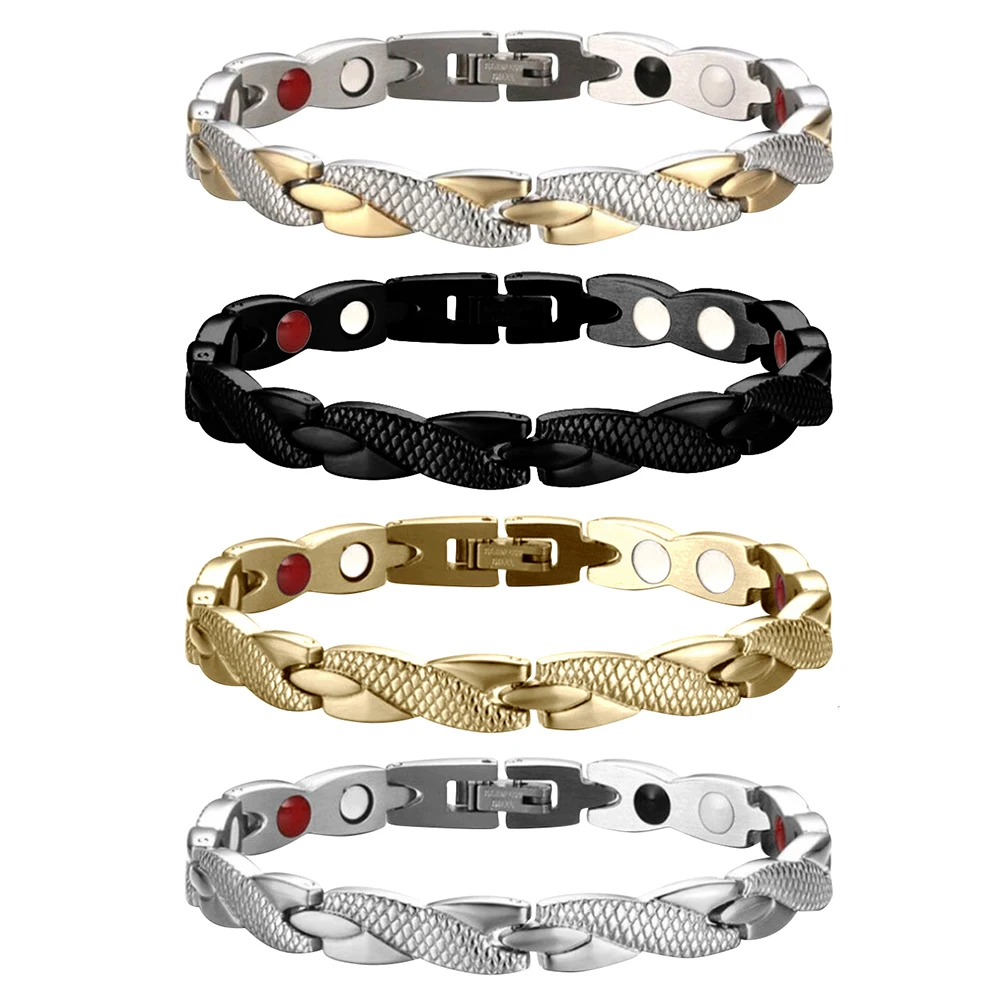 Twisted Dragon Pattern Healthy Care Magnetic Magnet Bracelet For Women Power Therapy Magnets Bracelets Bangles For Women Men 1