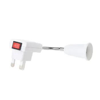 

E27 LED Flexible Light Bulb Lamp Holder Extension Adapter Converter Screw Socket Popular