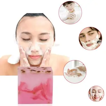 

100g Natural Moisturizing Oil-control Wash Bathing Soap Cleaner Skin Care Handmade Hydrating Exfoliating Hand Washing Cleansing