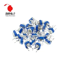 20 шт. RM065 RM-065 100 200 500 Ом 1K 2K 5K 10K 20K 50K 100K 200K 500K 1 м ом тримпот триммерный Потенциометр переменный резистор