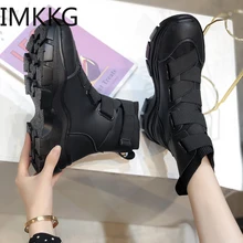 Женские ботинки; зимняя модная обувь; зимние сапоги; женские водонепроницаемые резиновые сапоги; женская повседневная обувь на плоской подошве; Цвет Черный; большие размеры