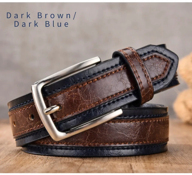 ceinture homme cuir pu luxe célèbre marque boucle ceinture.