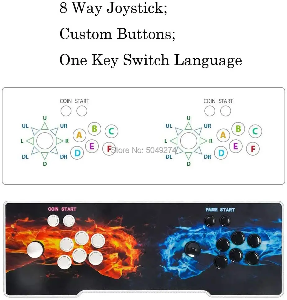US $195.00 Free shipping Pandora box dx arcade machines video game console multi games 3000 in 1 a variety of patterns to choose from